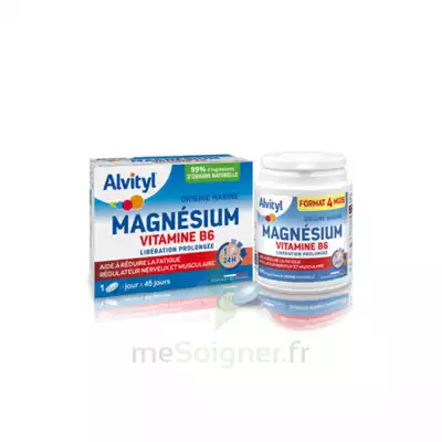 Alvityl Magnésium Vitamine B6 Libération Prolongée Comprimés Lp B/45 à PEYNIER